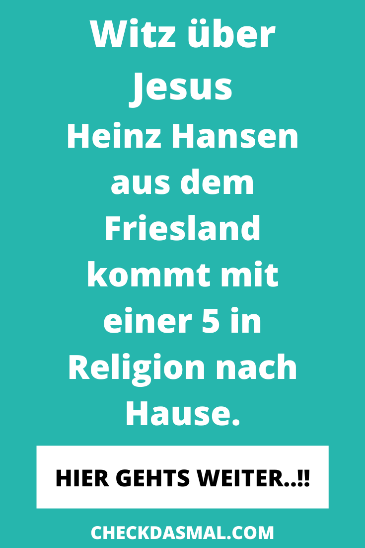 Witz über Jesus
