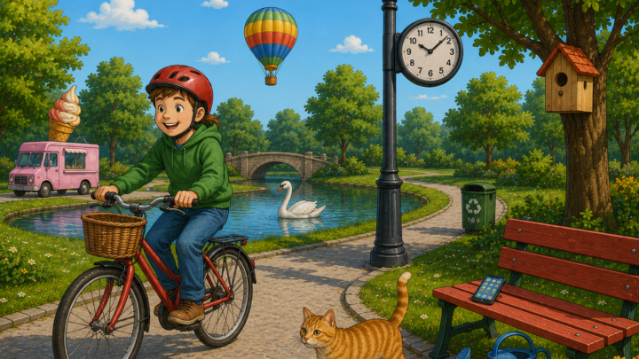 Finde den Fehler im Park! Kannst du alle 7 Fehler entdecken?