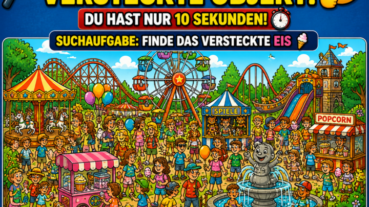 Nur 1% finden das versteckte Eis – schaffst du es?