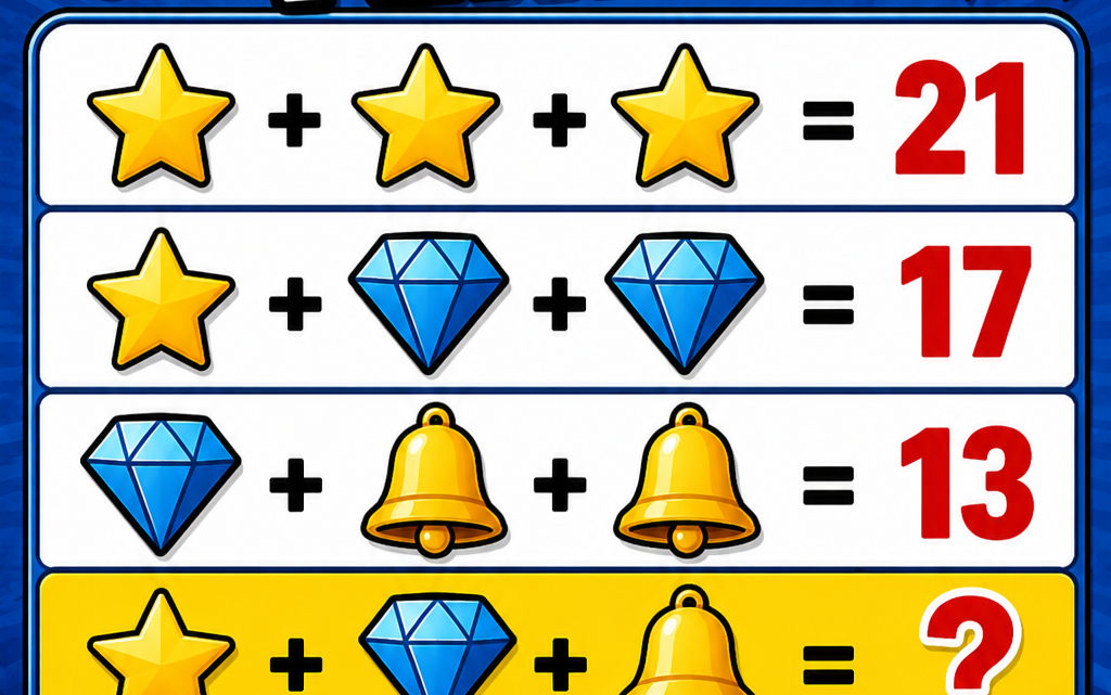 Welches Symbol fehlt? Dieses Rätsel wirkt leichter, als es ist