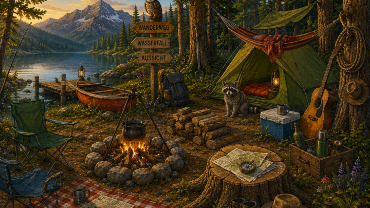Wo versteckt sich das Messer am Campingplatz? 🔍🏕️