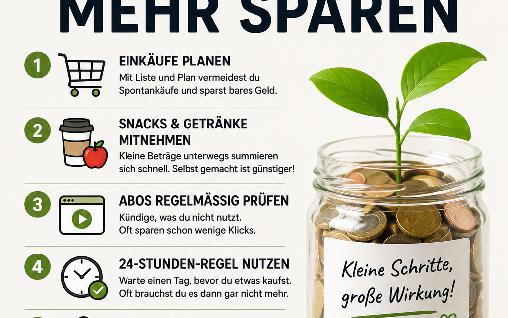 Jeden Monat 100 Euro mehr übrig
