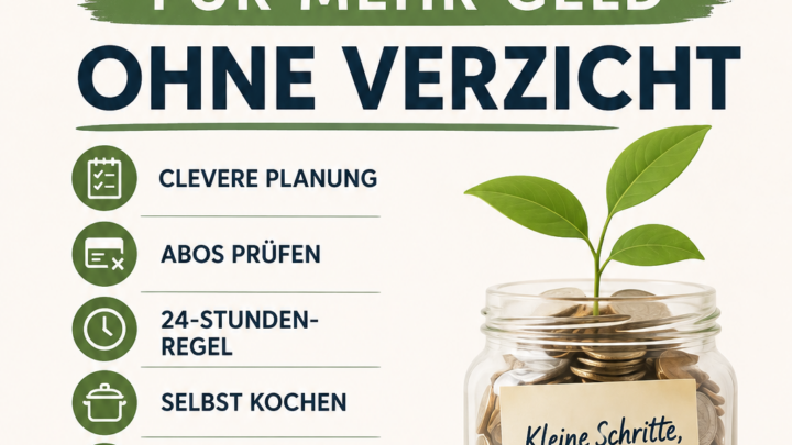 Mit diesen 7 Spartipps bleibt mehr Geld übrig