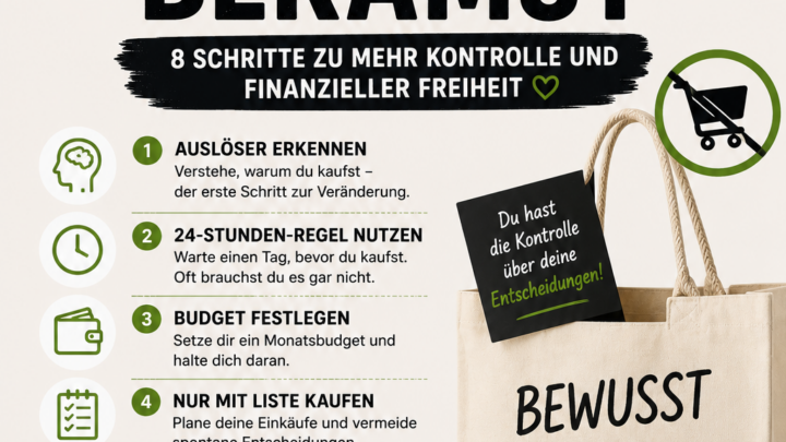 Schluss mit Impulskäufen