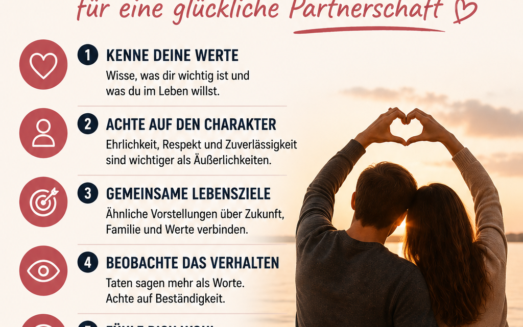 So erkennst du, wer wirklich zu dir passt: 7 wichtige Grundlagen für eine glückliche Partnerschaft