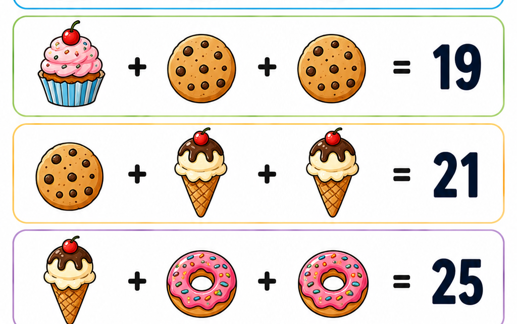 Süße Mathe-Herausforderung für Knobelfans