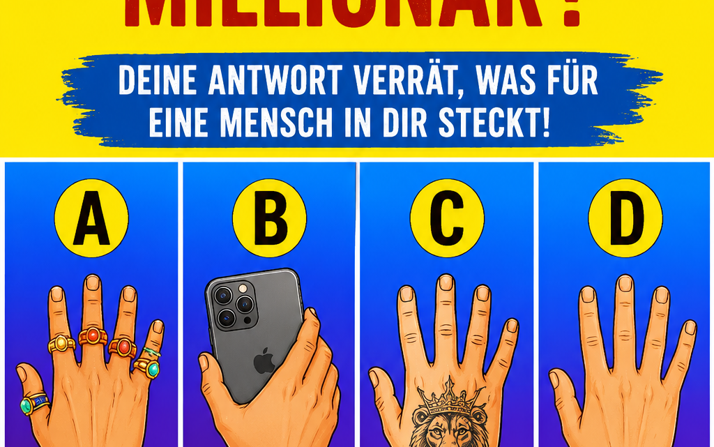 Welche Hand gehört einem Millionär?