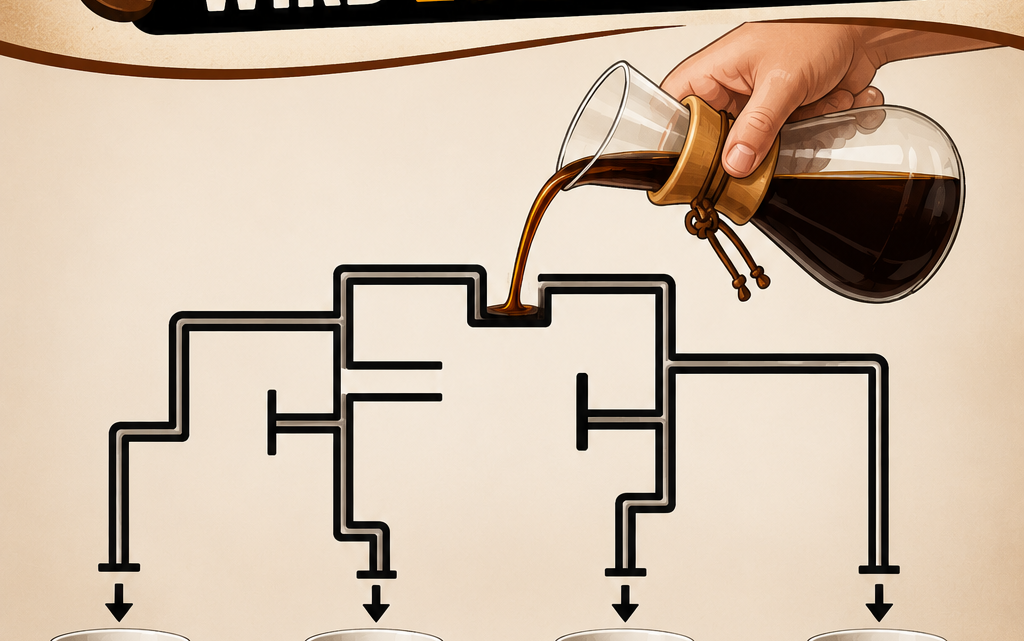 Welche Kaffeetasse wird zuerst voll?