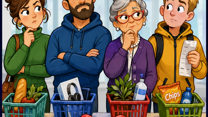 Wer hat das Geschenk gekauft?