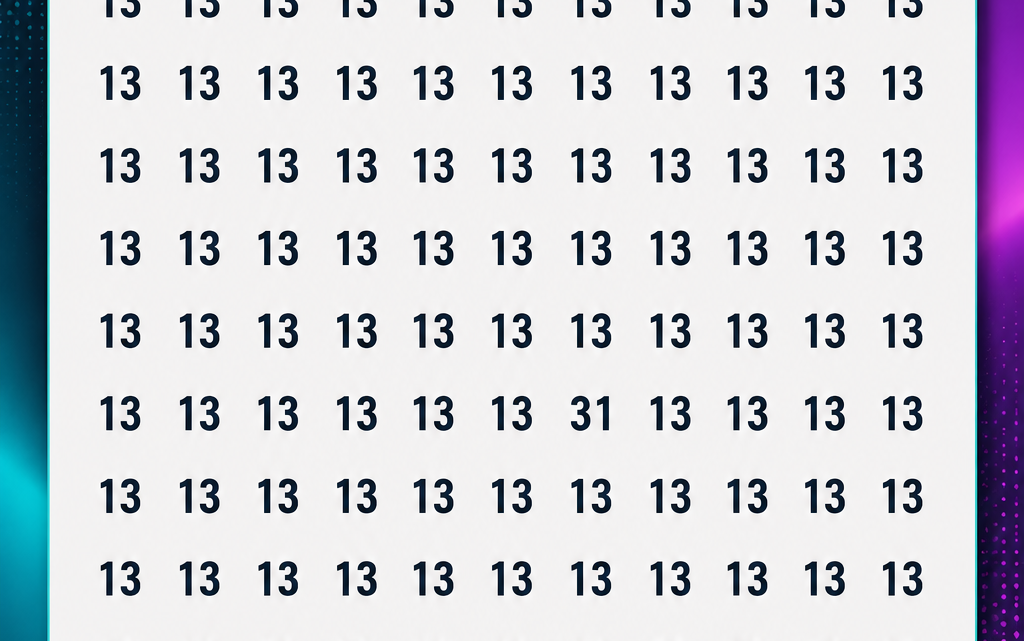 Wo versteckt sich die Zahl 31?