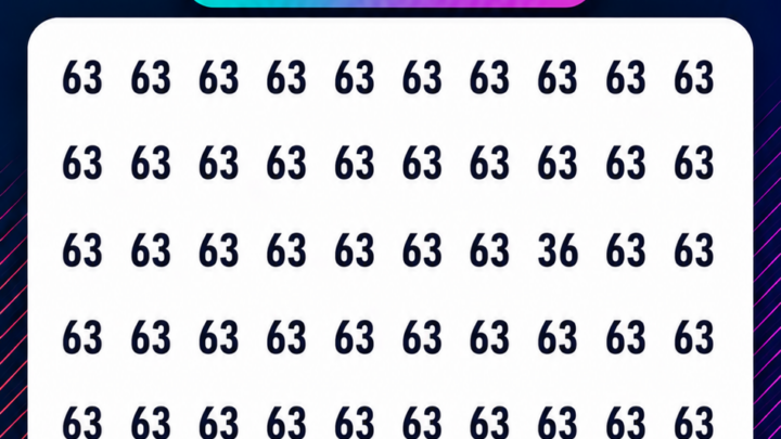 Wo versteckt sich die Zahl 36?