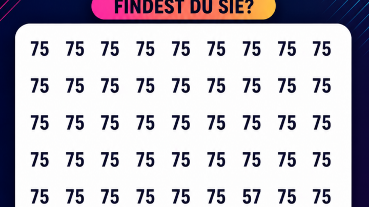 Wo versteckt sich die Zahl 57?