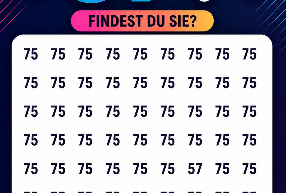 Wo versteckt sich die Zahl 57?