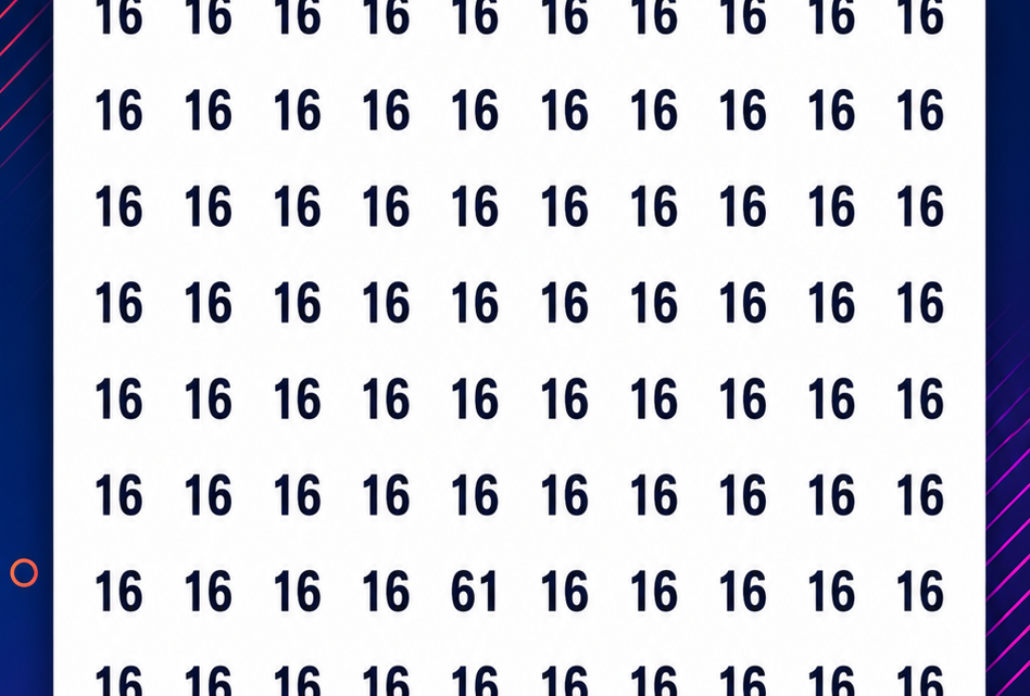 Wo versteckt sich die Zahl 61?