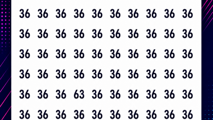 Wo versteckt sich die Zahl 63?
